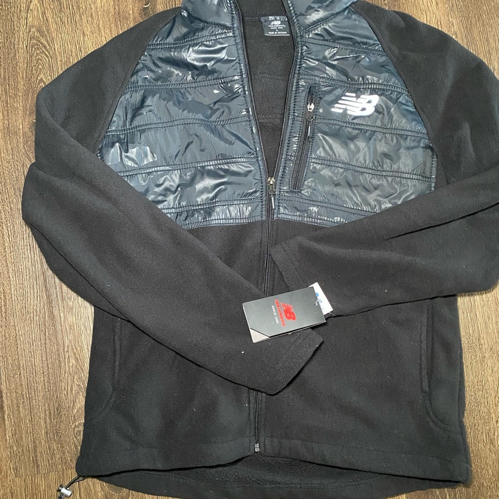 New Balance Men's Black Performance Jacket, Size Large